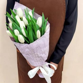 Букет Тюльпаны Белый 15 шт (Артикул: 207620)