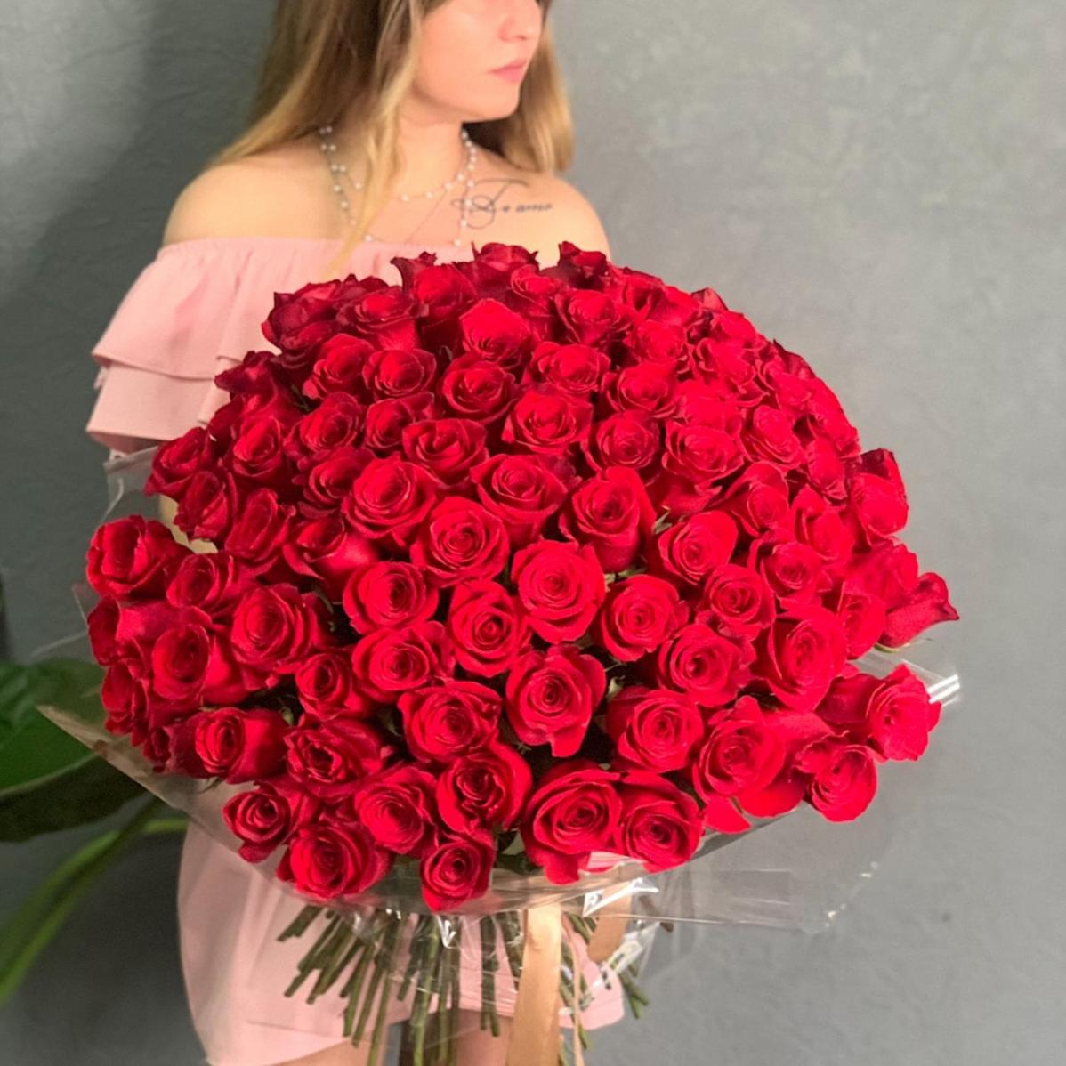 Букет из 101 красной розы articul - 121380